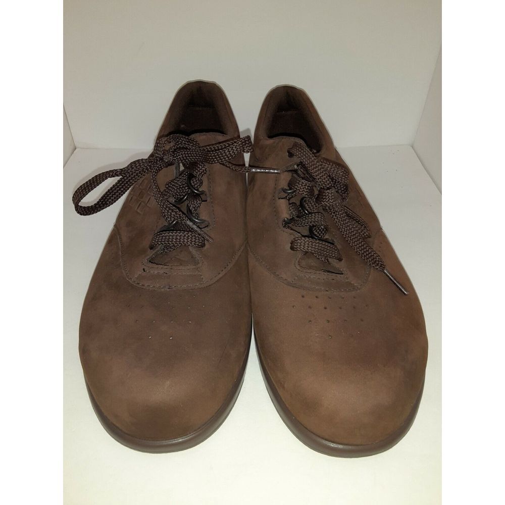 SAS Women's Free Time Chocolate Brown Suede Walking Shoes Sz 10W Tripad Comfort